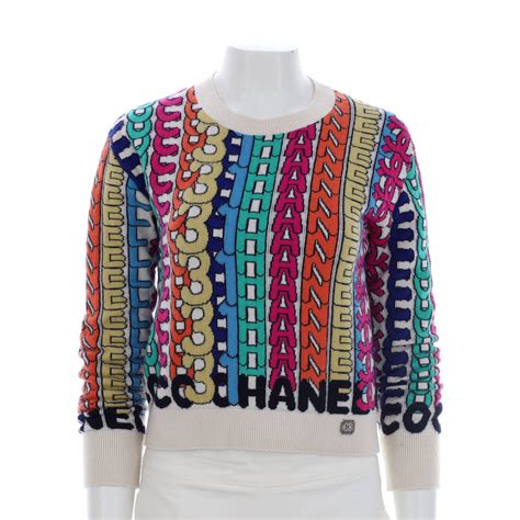 chanel logo sweater women.